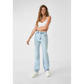 Stradivarius Denim Blu Medio Chiaro Straight 36