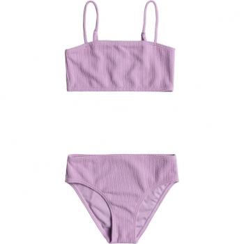 Bikini Roxy per Bambine Ergx20358 Aruba Crocus Petal 10 Anni