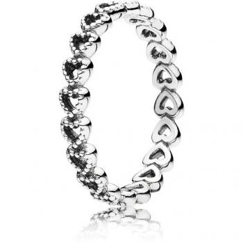Anillo Pandora 190980-54 Mujer plata Corazones