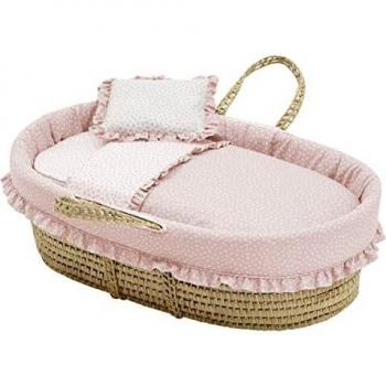 Moisés de Palma Acolchado Cambrass Liberty Rosa 39x80x25 cm