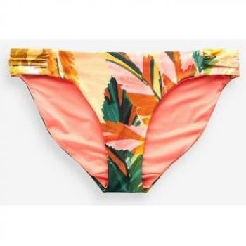 Short Bikini Haut à Bordures Froncées