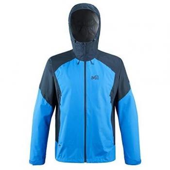 Veste Hardshell imperméable et respirante pour hommes Fitz Roy III de Millet avec membrane Dryedge approche, randonnée, trekking et lifestyle en bleu Taille L Fabricant L