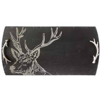 Just Slate Co. Large Stag Slate Serving Tray (Gift)
