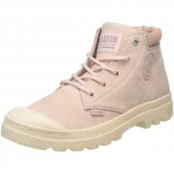 Palladium Pampa Lo Cuff Lea, Botines Rosa para Mujer, Talla 37