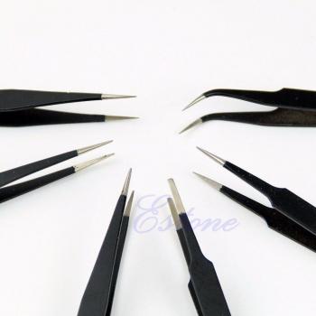 Anti-Static Precision Tweezers Kit