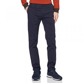 MARC O'POLO Bio-Baumwoll-Twill Chinohose Herren blau Gr. 29/30