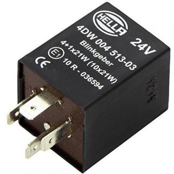 Relé de Control Intermitente 4 Polos HELLA 4DW 004 513‑031