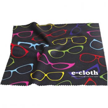 E-CLOTH Chiffon Ultra‑Nettoyage 19×19 cm Noir