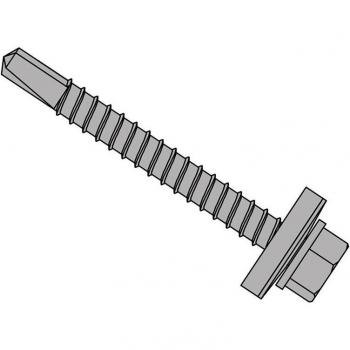 ForgeFix TechFast Roofing Sheet to Steel Hex Screw & Washer No.3 Tip 5.5 x 45mm