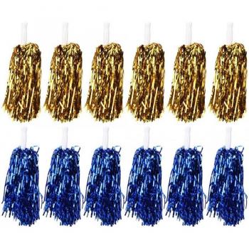 6PCS 24cm Cheerleading Pom Poms for Football