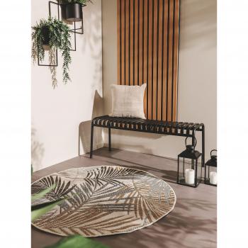 Benuta Cleo Teppich, Ethno-Stil, 120 cm Durchmesser