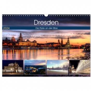 Wandkalender Dresden Die Perle an der Elbe 2024