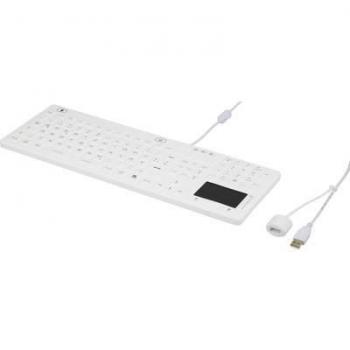 IM-IKB110-WH White Renkforce Touchscreen-Compatible Splash-Proof Keyboard