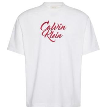 Camiseta CK Curva Blanca