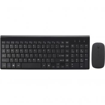 Dünne und kompakte drahtlose Tastatur-Maus-Combo mit 2,4 GHz