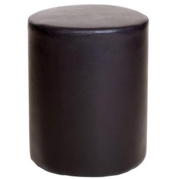 Core Furniture Circle Stool with Brownish Leather Cover