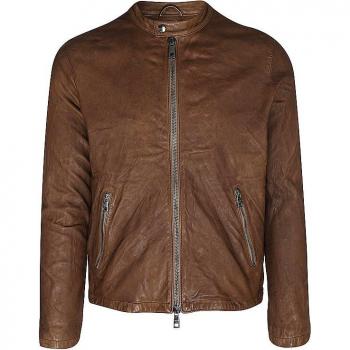 Giorgio Brato Veste cuir marron 48