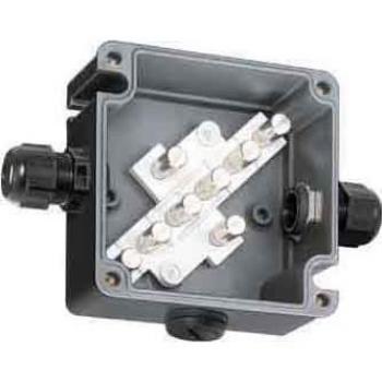 Wand-/Deckenabzweigdose Stahl 8118/121-538 4xM25x1,5