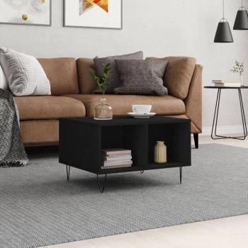 Mueble Centro de Diseño Negro Contrachapado