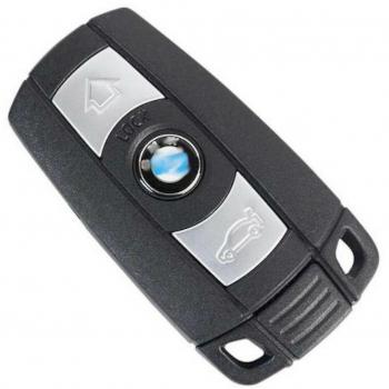 Bmw 1 / 3 / 5 / 6 Série 7 X5 Z4 E90 E92 E93 – Boîtier de Porte‑Clés avec Logo et Fonction Télécommande