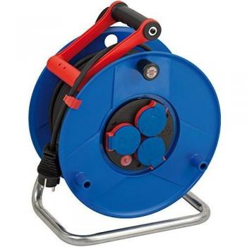 Brennenstuhl 1208230 Kabeltrommel 50.00 m Schwarz Schutzkontakt-Stecker