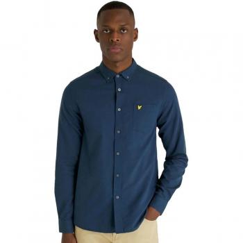 Camisa Lyle & Scott Azul Marino Oxford Ligera