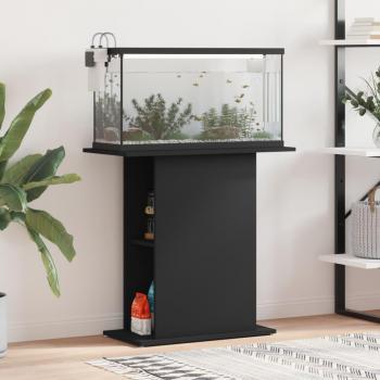 VidaXL Supporto per Acquario Nero 75x36x72,5 cm in Legno Multistrato