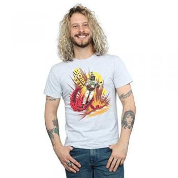 Star Wars Herren Boba Fett Raketen T-Shirt