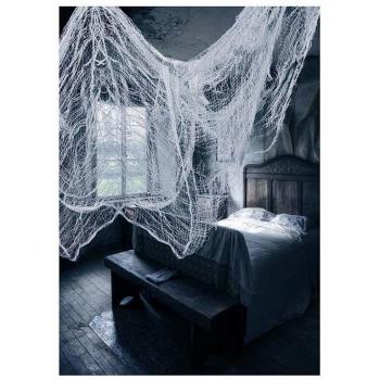 Tissu murale toile d'araignée blanche 76x228 cm – Guirca 24160