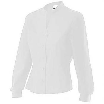 Camisa blanca de manga larga VELILLA – Serie Viura, cierre de botones