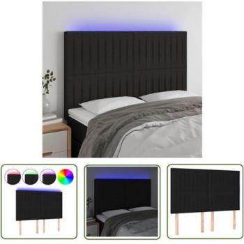 Illuminazione Testiera Letto 144 × 5 × 118 cm in Tessuto