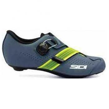 Ciclismo Sidi Prima: Zapatillas Azul Marino-Amarillo para Mujeres (Talla 45)