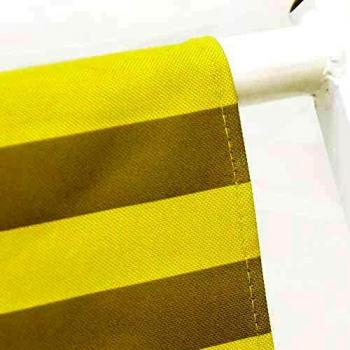 Sdraio in alluminio giallo Pierre Cardin Marsiglia taglia unica