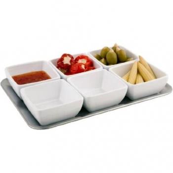 GF161 Premium Stainless Steel Bowls Tray
