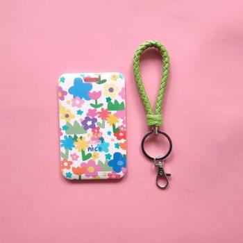 Protector de tarjeta bancaria y escolar floral