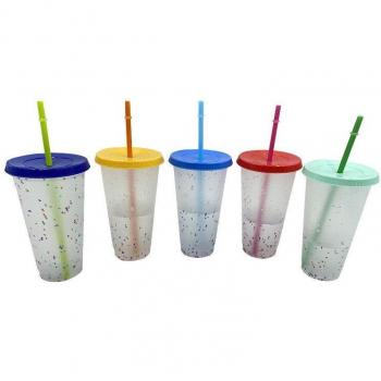 5/1pcs Color Changing Ice Cold Drink Mugs