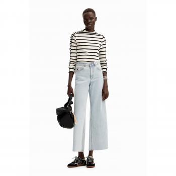 Blu Culotte Desigual Jeans 34 Cotton