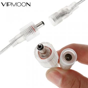 Câble Connecteur DC 5.5x2.1mm Étanche Mâle/Femelle