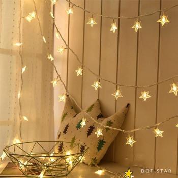 Lámpara Neón LED con Estrellas y Año Nuevo