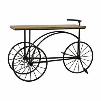 Dkd Home Decor Konsole Tanne Schwarz Fahrrad 128 x 40 x 82 cm