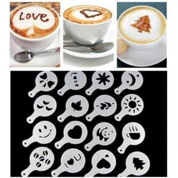 DIY Kaffeebar Schablonenset – 16 Stück