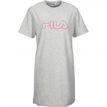 Grünes Grau‑T-Shirt für Damen – Fila M