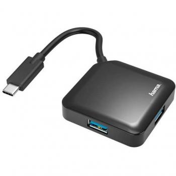 Hama USB-C 4-Port Hub USB 3.2 Gen 1 Black