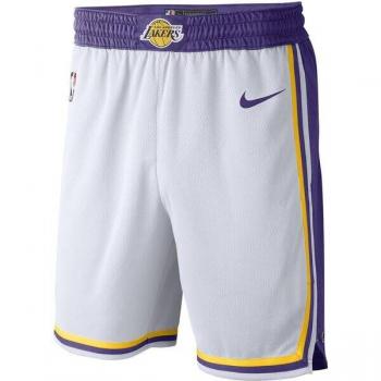 Pantaloncini Nike NBA Lakers Bianco-viola Uomo M