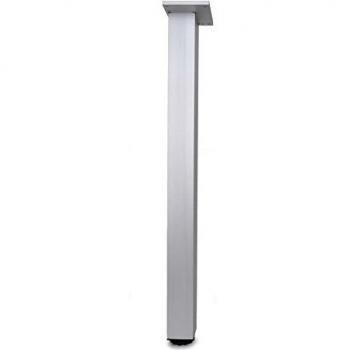 Adjustable Alu Square Breakfast Bar Worktop Leg (46 × 46 mm)