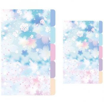 Blattverlierer-Kirschblüte A5/A6 Notizbuch-Set