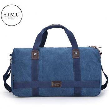 Simu Large Capacity Men's Canvas Travel Bag