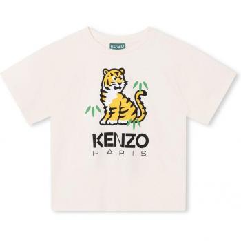 T-shirt Fille Kenzo KIDS 5A Blanc