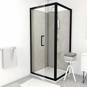 Porte de douche pivotante