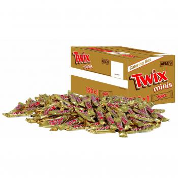 TWIX Minis – 150×20 g, Karamell auf knusprigem Keks